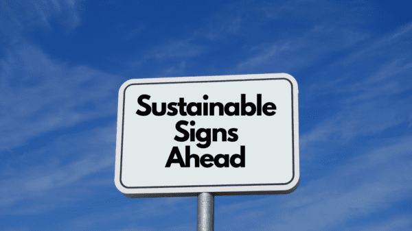 sustainable sign