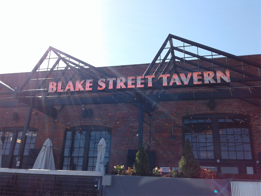 Blake St Tavern sign